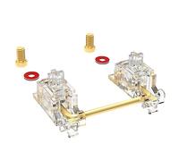 DUROCK Stabilisateurs à visser V2, 7U, 6,25U, 2U transparents pour PCB pré-clipsés, vis PCB pour claviers mécaniques (kit 100 % complet)