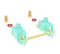 DUROCK V2 Stabilisateurs à vis pour PCB - Stabilisateurs de clavier Miami Vice bleu sarcelle MVT avec fils 2U 6.25u 7u - Stabilisateurs de touches mécaniques (kit V2 Miami Vice Teal MVT 104)