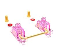 DUROCK V2 Stabilisateurs à vis pour PCB - Stabilisateurs de clavier Miami Vice MVP rose avec fils 2U 6.25u 7u - Stabilisateurs de touches mécaniques (kit V2 Miami Vice Pink MVP 104)