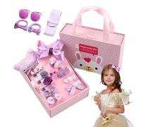 Duroecsain Accessoires de cheveux pour filles, clips de cheveux pour,Clips de cheveux mignons | Ensemble de 18 épingles à cheveux élégantes, ensemble de coiffure de ballet scolaire de fête