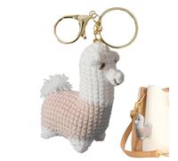 Duroecsain Animaux au crochet | Porte-clés tissé à la main pour sacs | Alpaga tendre, artisanat au crochet, détail décoratif pour femmes, filles, , adultes, cadeau de remise de diplôme