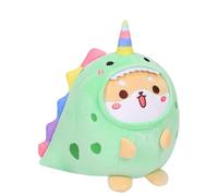 Duroecsain Animaux en peluche,Animaux en peluche | Mignon poupée animale combinée - Mignon oreiller en peluche, poupée en peluche douce de 9,8 pouces pour filles, peluche de dessin animé