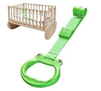 Duroecsain Anneaux de traction pour parc d'éveil | Anneaux de levage pour bébé | Poignée ergonomique pour l'entraînement à l'équilibre, pour clôture, parc, salle de jeux, escaliers, salon, chambre