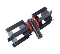 Duroecsain ATV Disc Harrow, Garden Tractor Plow, Disque de charrue équilibré, Drains de pelouse résistants à l'érosion de précision pour Jardin, Ferme, verger, Agriculture,