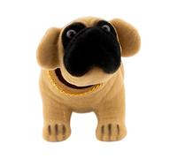 Duroecsain Auto Aimable Chien Figurine Bouge la Tête Wobble Head Hocher Tête Jouet Tableau de Bord Décoration Chien en Hochant Tête Intérieur de Voiture Décoration