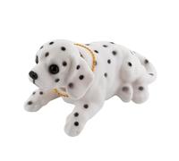 Duroecsain Auto Aimable Chien Figurine Bouge la Tête Wobble Head Hocher Tête Jouet Tableau de Bord Décoration Chien en Hochant Tête Intérieur de Voiture Décoration