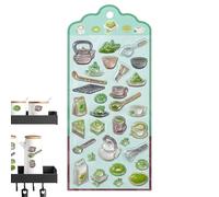 Duroecsain Autocollants mignons à motif alimentaire, pour scrapbooking, pour bouteille d'eau, salle de classe, récompense, mur, ordinateur portable, téléphone portable, skateboard