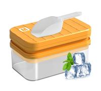 Duroecsain Bac de congélation pour glaçons - 56 compartiments - Bac à glaçons avec récipient et pelle pour la fabrication de blocs de glace transparents - Démoulage facile pour whisky et boissons