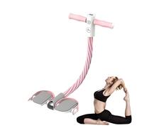 Duroecsain Bande De Pédale Avec Poignée - Exercice De Fitness Pour Abdominaux Avec Câble De Traction,Entraînement D'étirement Pour Bras Taille Jambes Épaules Abdominales Gym Maison