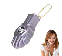 Duroecsain Blagues et jeux amusants, porte-clés de blague portable, jouet interactif portable pour fêtes créatives de filles, garçons, hommes, femmes et événements, pourpre, Consulte la descripción