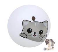 Duroecsain Boules sonores pour chats, boules pour chats qui font du son - Jouets classiques en forme de balle pour chats | Kitty Kitten Catnip Jouets pour exercices, balle interactive pour chats