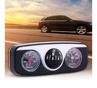 Duroecsain Boussole montée sur véhicule - 3 en 1 Car Truck Dashboard Mount Direction de navigation Thermomètres Hygromètre - Outil de voyage multifonctionnel pour voiture, camion et marine