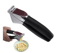 Duroecsain Broyeur à ail, presse et hachoir à ail en de zinc anticorrosion avec poignée ergonomique, ustensile de cuisine facile à nettoyer pour hacher et éplucher les ail avec précision