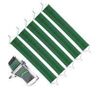 Duroecsain Câble de remplacement pour fauteuil inclinable, ceintures en tissu inclinable, ensemble de 5 ceinture de chaise longue en tissu renforcé, accessoires inclinables pour cargaison forte pour