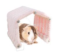 Duroecsain Cachette pour Petit Animal,Porte en Acrylique Détachable - Abri Modulable | Habitat Doudou Gain de Place pour Jeu Dodo Maison Chinchilla Hérisson