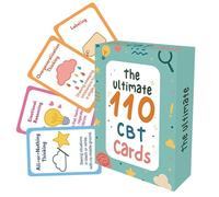 Duroecsain Cartes de pleine conscience pour adultes | Ensemble complet de cartes de thérapie cognitivo-comportementale - Outil de perspicacité émotionnelle portable pour conseillers éducateurs