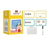 Duroecsain Cartes Flash de Mathématiques | Apprentissage du Calcul Mental,Apprentissage Éducatif des Mathématiques par Cartes Flash pour Usage Scolaire avec Jeu d'Addition
