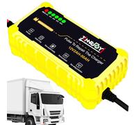 Duroecsain Chargeur de batterie 12 V, chargeur lent pour moto, chargeur de batterie multifonctionnel de 12 volts, appels d'offres de batterie de moto, chargeur lent pratique de 12 V pour