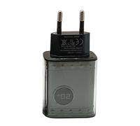 Duroecsain Chargeur multiport, charge rapide 20 W, plusieurs ports - Chargeur mural pour téléphone, appareil électronique portable, tablette, voyage, maison, bureau