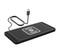 Duroecsain Chargeur sans Fil Voiture,Chargeur Smartphone Voiture - Tapis de Chargement à Détection Automatique avec Câble de 99 cm pour Téléphone, Console Centrale et Tableau de Bord de