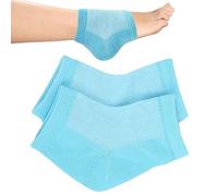 Duroecsain Chaussettes de talon fissurées, chaussettes de talon hydratantes pour femmes - Chaussettes en gel pour soins des pieds à manquer, réparation de l'humidité pendant la nuit, soins de la peau