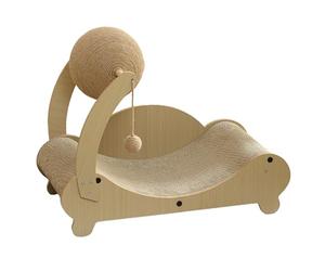 Duroecsain Chiffons griffoir pour chats | Canapé rayable, protecteur pour meubles avec jeu de balle pratique contre l'ennui