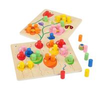 Duroecsain Classification des Couleurs - Jeu éducatif de Correspondance de Couleurs | Jouet en Bois pour développer la motricité Fine pour Les âgés de Plus d'années