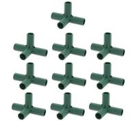 Duroecsain Connecteurs de Cadre de Tente | 5 Types de Supports Robustes et Stables - Équipement de Cadre de Serre | pour Cultures Potager Terrasse Treille Vigne Brise-Vue Abri Jardin Tuteur