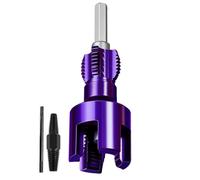 Duroecsain Coupe-filetage de tuyau en PVC, kit d'ouvre-tuyau d'eau intégré, pour l'entretien sanitaire, pour cave, atelier, projets extérieurs