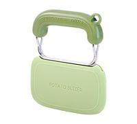 Duroecsain Coupeurs de cliques de pommes de terre, fraise frite pour pommes de terre,Slicer de coupe ondulé végétal | Outil de coupe de concombre pour cuisine, hélicoptère de légumes en acier