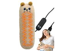 Duroecsain Coussin chauffant pour crampes, animaux en peluche chauffants | Coussin chauffant multifonction pour chat, coussin chauffant enfichable | Coussin chauffant USB pour animaux avec