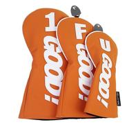 Duroecsain Couverture de tête de putter de golf, têtes en bois de golf, Pu en cuir imperméable en bois PU pour clubs, accessoires de sport portables de putter de maillet portable pour