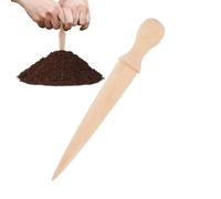 Duroecsain Dibber de jardin, outil de jardin Dibber | Digger de jardin de jardin portable en bois précis - Planteur ergonomique efficace pour le bulbe d'entretien de la pelouse pour l'ensemencement,