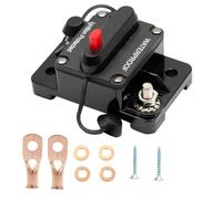 Duroecsain Disjoncteur de puissance audio, réinitialisation de l'onduleur, porte-fusible stéréo en ligne, haute performance, protection de surcharge pour marine, SUV