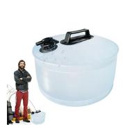 Duroecsain Distributeur d'eau de camping - Réservoir de stockage d'eau pliable avec spigot - Cantine multifonction avec cône pour randonnée en plein air, pêche