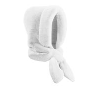 Duroecsain Écharpe à capuche coupe-vent 2 en 1 - Bonnet chaud épais - Coupe-vent - Écharpe d'hiver avec capuche Sherpa pour femme - Temps froid - Cyclisme en plein air - Voyage, Blanc., Siehe