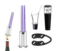 Duroecsain Ensemble d'ouvre-bouteille de vin, kit de tire-bouchon pour vin | Ensemble d'ouvre-bouteille de vin, tire-bouchon portable pour bouteille de vin pour serveurs, serveurs et serveurs