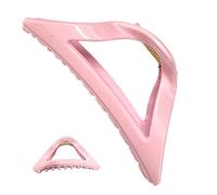 Duroecsain Épingles à cheveux pour filles - Pince à cheveux triangulaire en silicone sans pinces, pour le quotidien et le sport