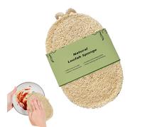 Duroecsain Éponge Naturelle De Vaisselle | Éponge De Cuisine Naturelle Pour Laver La Vaisselle | Pad Scouring Réutilisable Pour Le Nettoyage Lave-Vaisselle Cuisinière Évier Salle De Bain