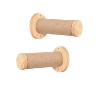 Duroecsain Étagères d'escalade pour chats, arbre à chat monté au mur - Scratch après échelle en bois stable et sûr 2x | Étagère murale pour chaton pour les fournitures