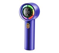 Duroecsain Fan de turbo portable, ventilateur de poche | Affichage LED réglable ventilateur turbo | Refroidisseur d'air rechargeable, petit ventilateur à main pour hommes, femmes