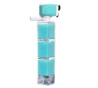 Duroecsain Filtre d'aquarium, pompe d'aérateur d'eau submersible pour réservoir de tortue, filtre éponge propre pour eau douce et salée, aquarium, fournitures pour animaux domestiques, usage