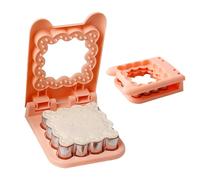 Duroecsain Formes pour sandwich, coupe-sandwich pour enfants,Moule de coupeur de pain | Coupeur de sandwich, coupe-biscuits, pour école, pique-nique, vacances, camping