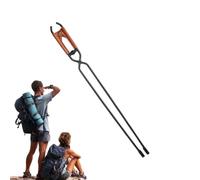 Duroecsain Foyer pour foyer, outils pour foyer, outils pour l'extérieur, log grabber tongs, pinces pour protocoles haute performance pour un déménagement en toute sécurité, accessoires portables pour