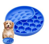 Duroecsain Gamelle puzzle pour chiens, bol d'alimentation pour animaux de compagnie avec motif de puzzle surélevé | Mangeoire interactive à nourriture lente pour animaux de compagnie
