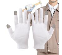 Duroecsain Gants en coton à écran tactile, Gants en coton à écran tactile, Gants d'extérieur respirants - Écran tactile Randonnée Course Pêche Photographie Activités de plein air, pour hommes et