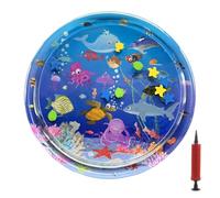 Duroecsain Grand Tapis Gonflable pour Chat - 90 cm - pour Animal de Compagnie et bébé - avec Animaux Marins - Jouet sensoriel pour Jouer et éduquer précoce