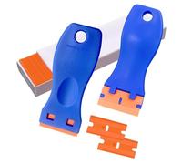 Duroecsain Grattoirs de nettoyage, outil grattoir de sol - 2 grattoirs multifonctions pour enlever les autocollants de nettoyage, grattoir pour gratter les étiquettes et les autocollants de pare-brise
