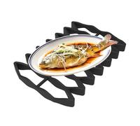 Duroecsain Grille pour four, grille à steak | Grille de refroidissement pour cuisson en silicone antiadhésif | Plaque de cuisson, petite grille de four, grille de repos de la viande,