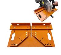 Duroecsain Guide de coupe angulaire, guide d'angle pour scies de coupe à 45 degrés, accessoire durable pour bois aluminium PVC et gypse de haute précision